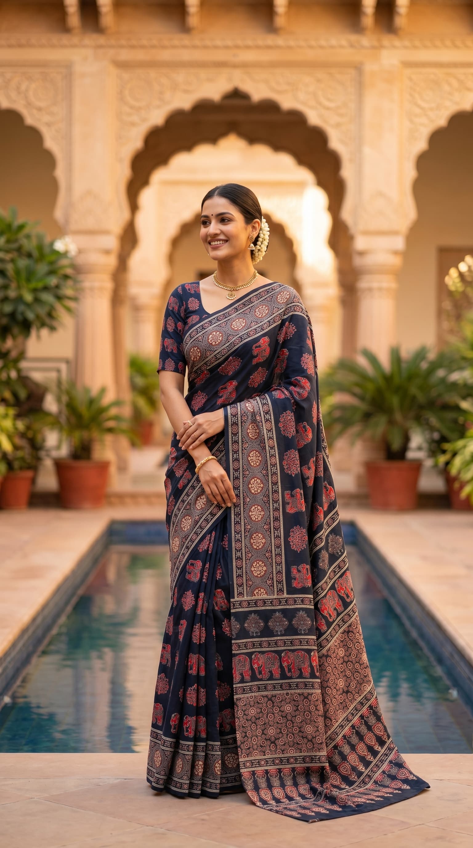 Elephant Trail Saree